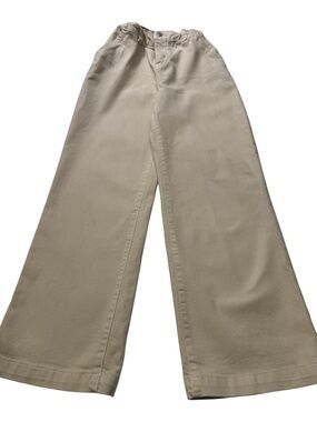 Cat & Jack Beige Wide-Leg Kids Casual Pants w/ Adjustable waist